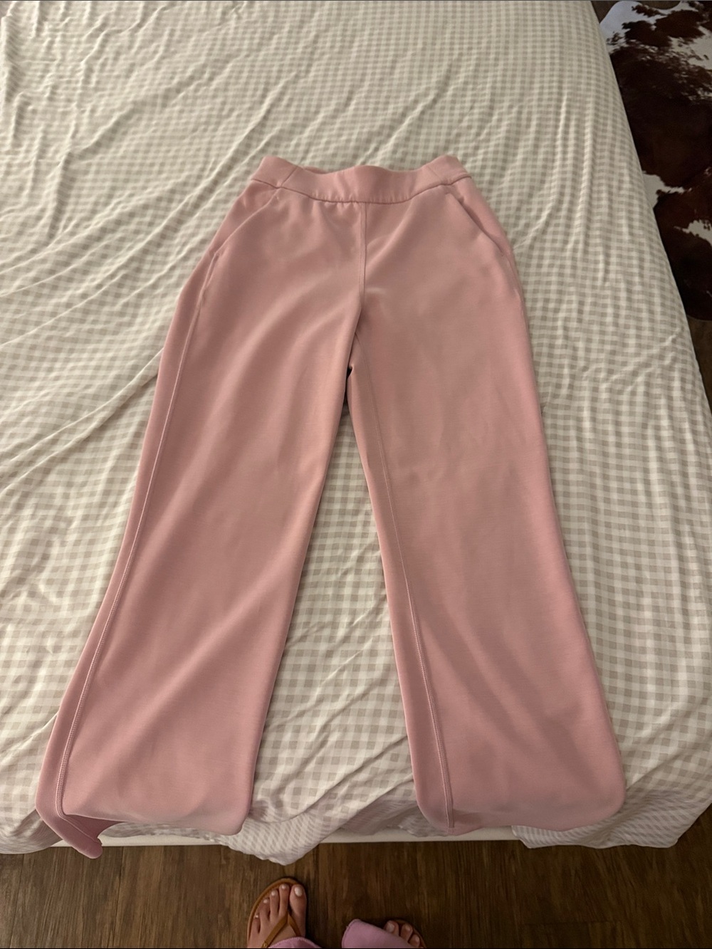 lululemon athletica Blush Pink Wide-Leg Pull-On Pants